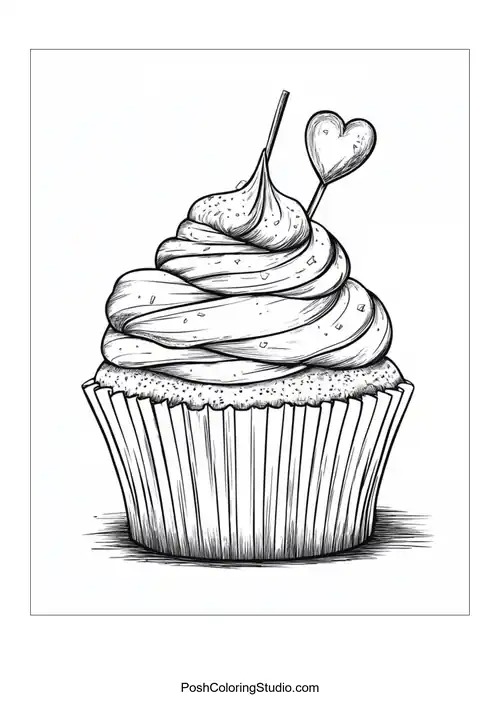 Dessert Coloring Pages sample thumbnail